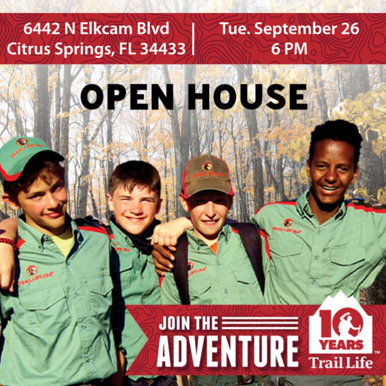 Troop 3946 Open House September 26 at 6 PM